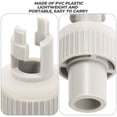 thumbnail image 2 of BESTOYARD 3Pcs Inflatable Pool Pump Adapter White PVC Plastic for Boat Air Valve and Kayak Use, 2 of 6