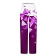 thumbnail image 3 of Puntoco Pantalones casuales largos para hombre Pantalones de pijama a cuadros holgados con estampado de cuadros casuales a la moda para hombre Pantalones largos, 3 of 4