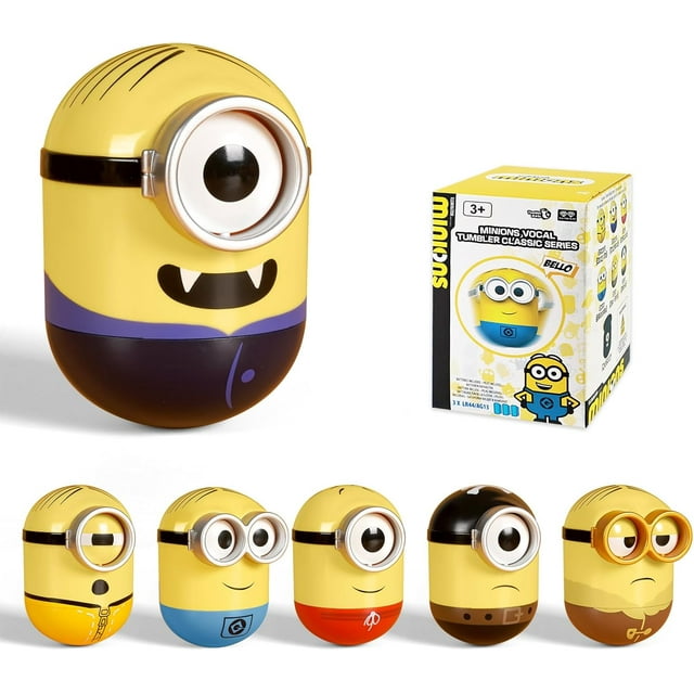 Adorables Minions en cada caja - Juguetes musicales JMinions | Figuras coleccionables de Minions en caja sorpresa para niños y coleccionistas