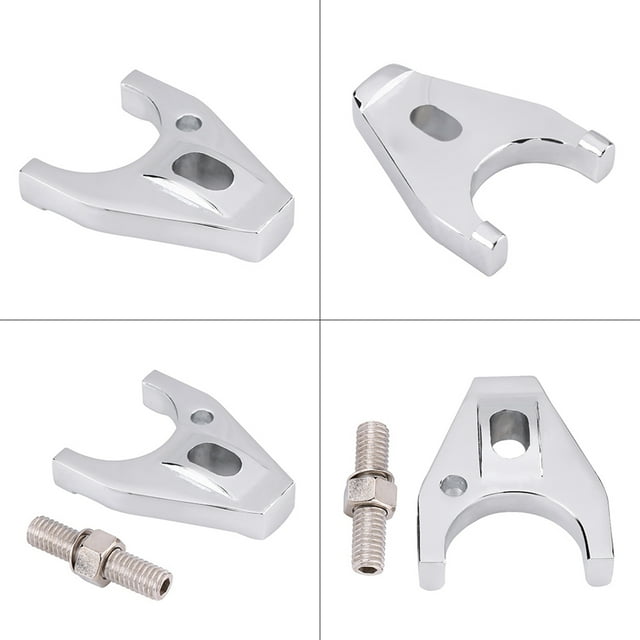 Aluminum Distributor Clamp, Billet Aluminum Distributor Clamp Hold Down for BBC SB BB HEI Electronic