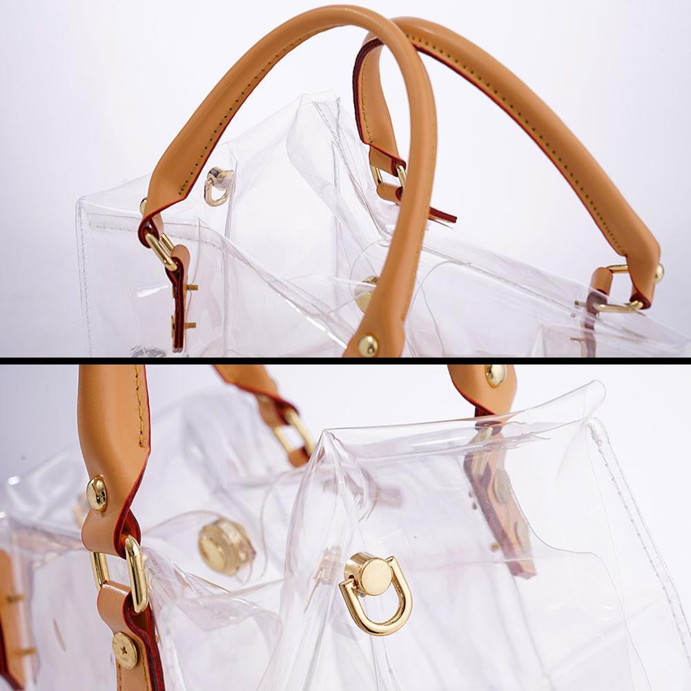 Clear PVC DIY Tote Bag Handbag Making Kit Handmade Gift Bags Craft To Sell/