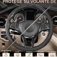 thumbnail image 3 of Funda De Volante De Coche Clásica De Fibra De Carbono, 38 Cm, 3 of 4