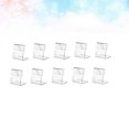 thumbnail image 2 of EeaseCA 50pcs L Shape Slanted Sign Holders Desktop Photo Paper Name Holder Display Stand Acrylic Sign Holders, 2 of 7