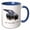 Blue/White, variant on 3drose, and Pigs Might Fly Funny Animal Photo Vector, 11oz Mug