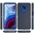 thumbnail image 5 of Xihaiying Motorola Moto G Power 2021 Case Heavy Duty Shockproof Tough Hybrid Dual Layer Rubber Drop Protection Matte Phone Cover (Dark blue+Blue), 5 of 5