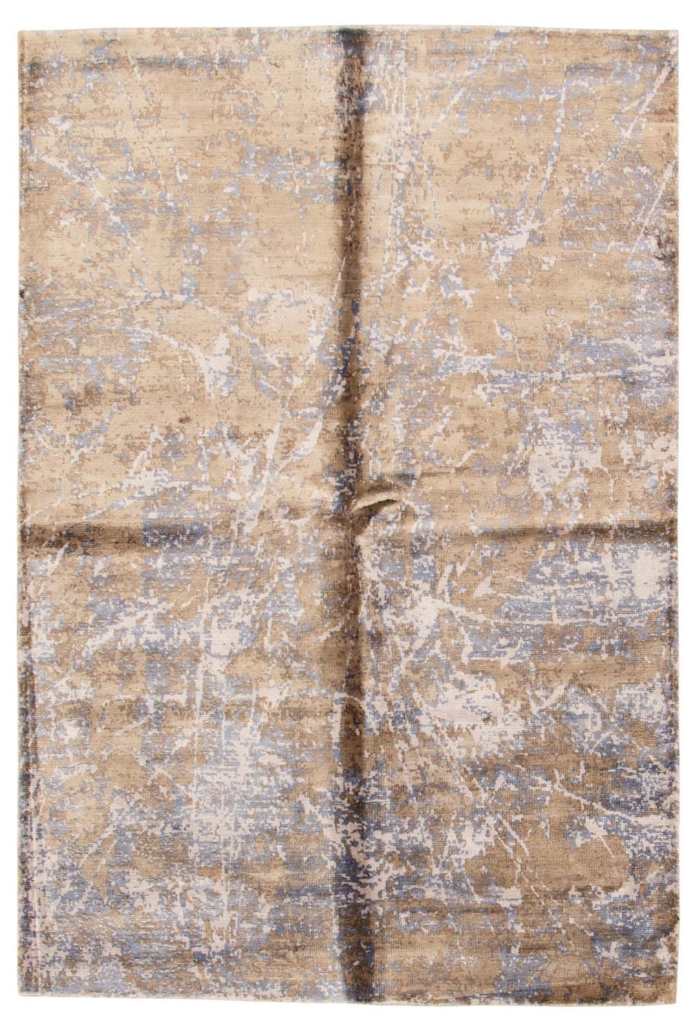 ECARPETGALLERY 5'0" x 7'6" Contemporary Galleria Hand Loomed Area Rug for Living Room, Dining Room and Bedroom in Brown