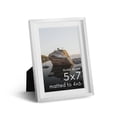 thumbnail image 1 of Marco de Fotos HAUS AND HUES 5x7 con Vidrio Real y Aluminio Blanco, 1 of 8
