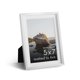 thumbnail image 1 of Marco de Fotos HAUS AND HUES 5x7 con Vidrio Real y Aluminio Blanco, 1 of 8