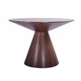 thumbnail image 1 of Table à Manger Ronde en Placage de Noyer de 47 Po X 47 Po X 30 Po, 1 of 1
