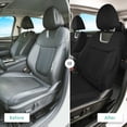 thumbnail image 4 of For Hyundai Tucson 2022-2024 FH Group PU Leather Custom Fit Car Seat Covers - Black Front Seats, 4 of 5