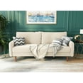 thumbnail image 6 of Koby Home Sectional Sofa Sleeper Couch 3-Seater Sofas 70" Couches for Living Room Sand Beige, 6 of 7