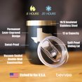 thumbnail image 4 of Bevvee Insulated Wine Tumbler 12 oz State Of Texas Texas Enthusiast Gifts Tumblers, 4 of 4