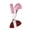 D, variant on C Ended Mascara 2 In 1 Glitter Matte Colored Volume Length Curling Diamond 10G