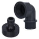thumbnail image 2 of Adaptador de manguera, juego de 2 conectores de codo Conector de manguera duradero Conector de codo Instalación sin esfuerzo, 2 of 12
