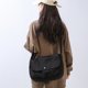 thumbnail image 5 of Bolso bandolera de lona para mujer, bolso bandolera informal, bolso de estudiante (negro), 5 of 9