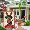 thumbnail image 2 of 12X18 Waterproof Christmas Garden Flag - Snowman/Reindeer/Bell Pattern, Outdoor Yard Holiday Decor. Christmas Garden Flags 3-Pack, 12x18 Inch Outdoor Holiday Decor, 2 of 9