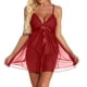 thumbnail image 1 of Gibobby Conjunto de lencería de encaje Conjunto de Liguero con Sujetador de Encaje, Lencería Elegante y Exquisita para Mujer para Noche de Bodas, Luna de Miel y Más(Rojo, 4XG), 1 of 4
