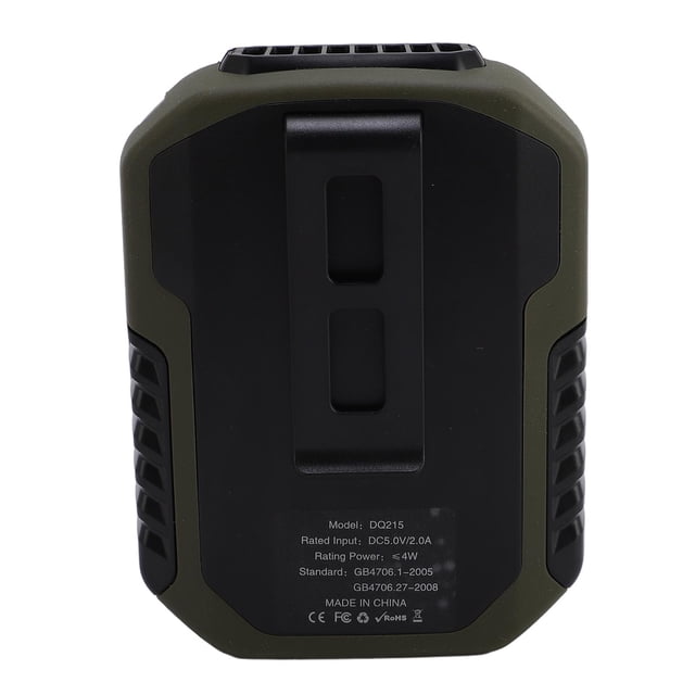 USB Rechargeable Bladeless Waist Fan for Outdoor Portable Power