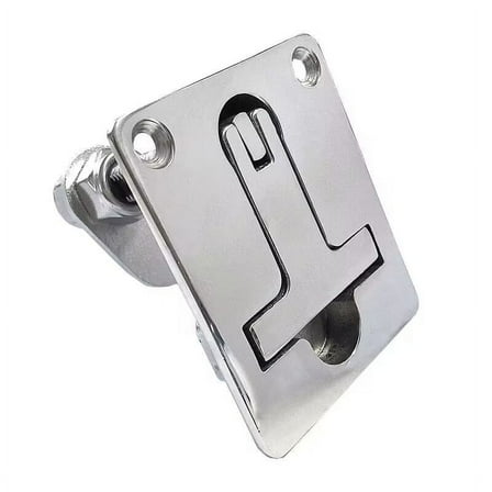 Boat Stainless Steel Square Handle Latch Hatch Flush Pull Deck Lock