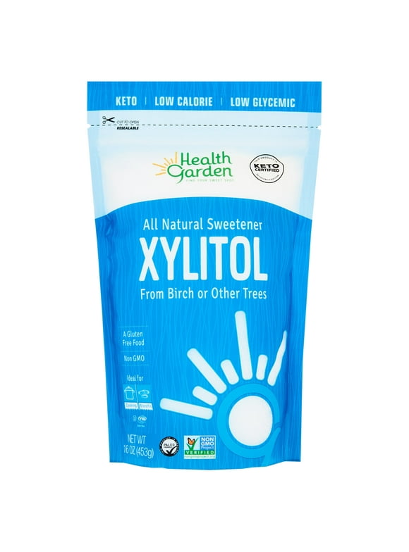 Health Garden Real Birch Xylitol All Natural Sweetener, 1.0 LB