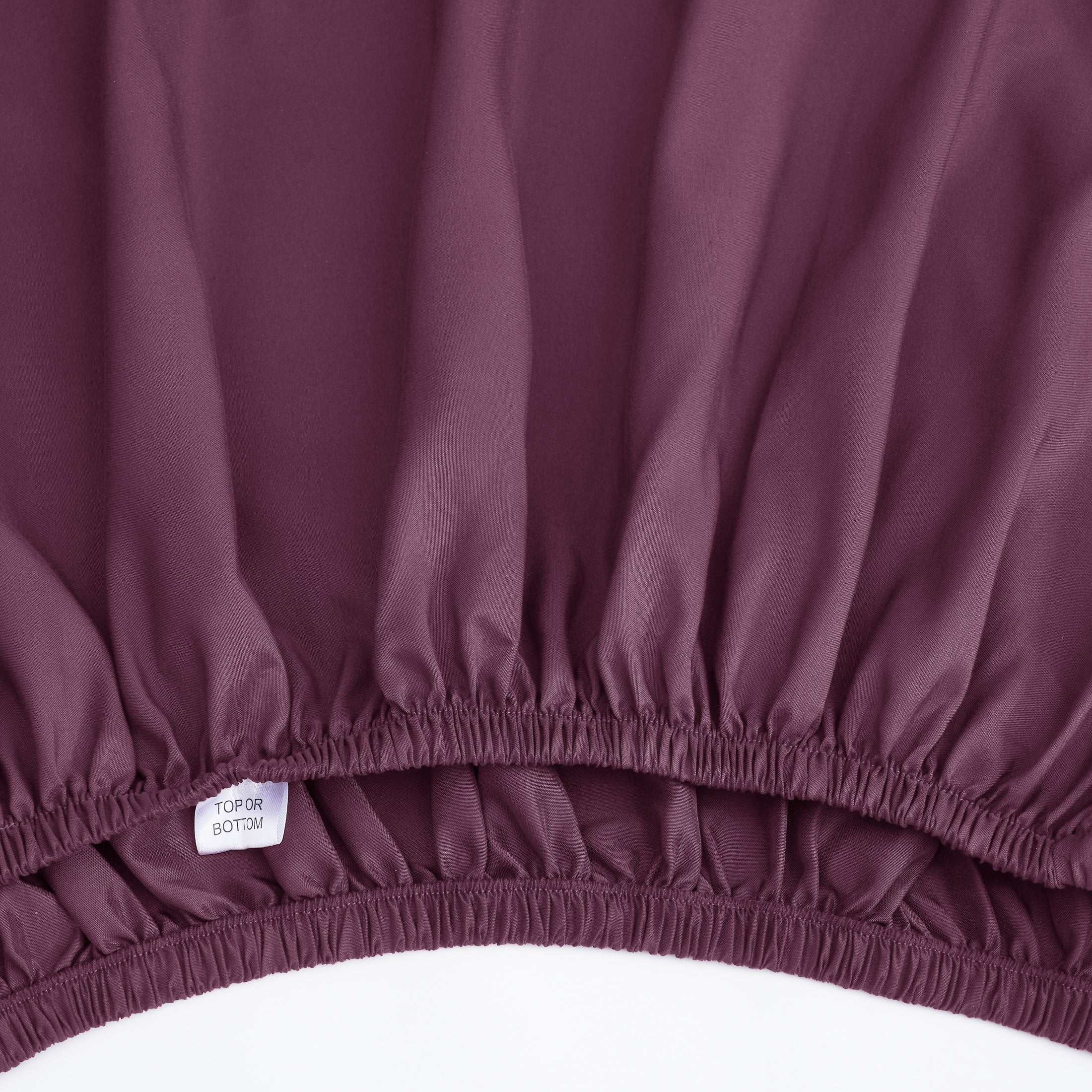 Mainstays Super Soft Brushed Microfiber Bed Sheet Set, Purple Eggplant, Full, 4 Piece