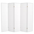 thumbnail image 7 of Red Lantern 6 ft. Tall Window Pane Shoji Screen - White - 5 Panels, 7 of 7