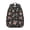 Mushroom and Moon, variant on Mushroom and Psychedelic Black Pattern Backpack for School, Cute School Bag with Adjustable Shoulder Straps and Padded Back, 15.3"x11"x7.1"