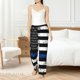 thumbnail image 4 of Fotbe Thin Blue Line Flag Pantalones de Pijama para Mujer, Pantalones de Dormir, Pantalones Pj con Cordón y Bolsillos-Large, 4 of 6
