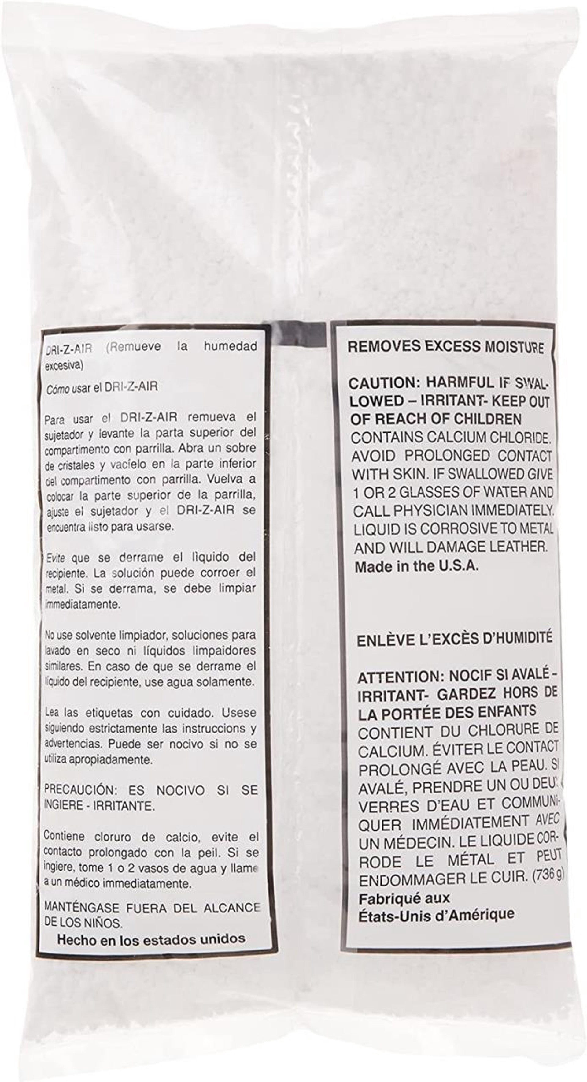 Dri-Z-Air DZA-13 13 oz Package of Moisture Absorber Refill Crystals