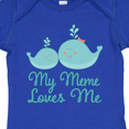 thumbnail image 4 of Inktastic My Meme Loves Me Whale Grandchild Boys or Girls Baby Bodysuit, 4 of 5