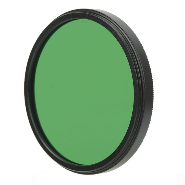 Filtre d'Objectif Pleine Couleur, Filtre d'Appareil Photo Numérique Moulage Basse Couleur Haute Définition Meulage Faible Reflet 55 mm pour Photographie Vert