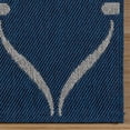 thumbnail image 3 of Gertmenian Ringley Araceli Transitional Geometric Navy Indoor/Outdoor Area Rug, 5x7, 3 of 7