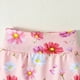 thumbnail image 7 of IROINID Clearance Neutral Crossover Onesies Baby Girls Cute Flowers Print Ruffles Short Sleeve Romper Shorts Pants Bow Suit,Purple, 7 of 9