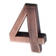 thumbnail image 5 of Matsuzay Números de casa para accesorios de marcado de puerta de galvanoplastia exquisita exterior para puertas de apartamento de Hotel en casa Número 4 2Conjunto, 5 of 6