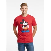 Disney Mickey Mouse, Men's & Big Men's Pride Graphic Tee, Proud Pose, Sizes S-3XL
