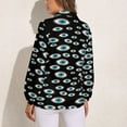 thumbnail image 2 of Evil Eye Long Sleeve Blouse Woman Streetwear Casual Shirts Summer Oversize Woman Streetwear Clothing Birthday Present, 2 of 7