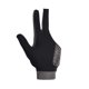 thumbnail image 1 of 1pc Guante de billar de tres dedos Guante de mano izquierda elástico antideslizante de silicona - Talla M (Negro), 1 of 3