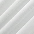 thumbnail image 4 of No. 918 Bethany Slub Textured Linen Blend Sheer Tie Top Curtain Panel, 50"x96", White, 4 of 8