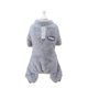 thumbnail image 1 of Pijamas para mascotas de forro polar sherpa con anilla en D para perros pequeños y gatos, suéter para cachorros, pijama, mono, abrigo suave, ropa de invierno cálida para yorkshire terrier y, 1 of 6