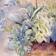 thumbnail image 2 of Evalia Designs 26x26 White Modern Wood Framed Museum Art Print Titled - Periwinkle Bluish Hydrangeas II, 2 of 4