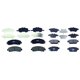 thumbnail image 1 of Set Balatas TRW Bajos Metales 2009 A 2014 Acura Kit Completo, 1 of 4