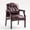 Burgundy, variant on CQSXDA Ergonomic Leather Reception Guest Chairs With Padded Seat And Arms For Office Meeting Waiting Room Conference Use, Burgundy