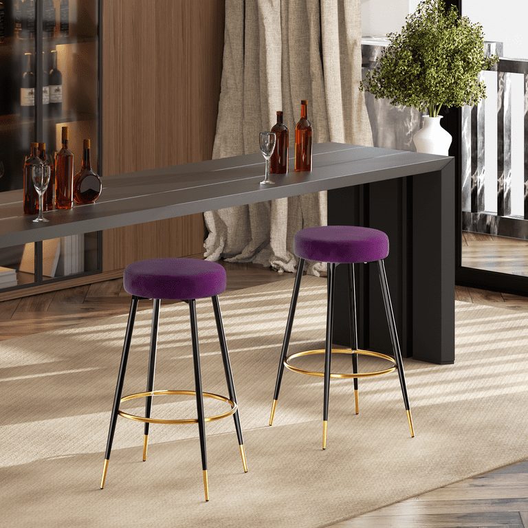 Purple kitchen best sale bar stools