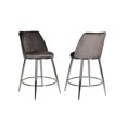 thumbnail image 1 of Nora Counter Stool, Set of 2, Grey, 1 of 7