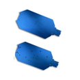 thumbnail image 2 of Placa de chasis de aluminio shaofei 11024 para coche RC modelo RH818 Cobra azul, 2 of 5