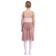 thumbnail image 2 of RUNQHUI Robe de Danse Lyrique Sans Manches pour Filles, Justaucorps Color Block pour Fête, Marron Clair 8, 2 of 8