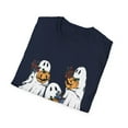thumbnail image 4 of Spooky Pumpkin Happy Halloween Flowers and Ghosts T-shirts, 4 of 4