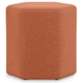 thumbnail image 3 of Simpli Home Brock 16 inch Wide Contemporary Irregular Footstool in Dusty Orange Linen Look Fabric, 3 of 10