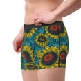thumbnail image 2 of Uemuo Sunflowers Pattern Men's Boxer Briefs,Trunk Anti-Chafing,Comfortable, Durable, and Stylish Underwear-X-Large, 2 of 9
