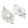 thumbnail image 2 of Large Rhinestone Drop Earrings, 2 of 2